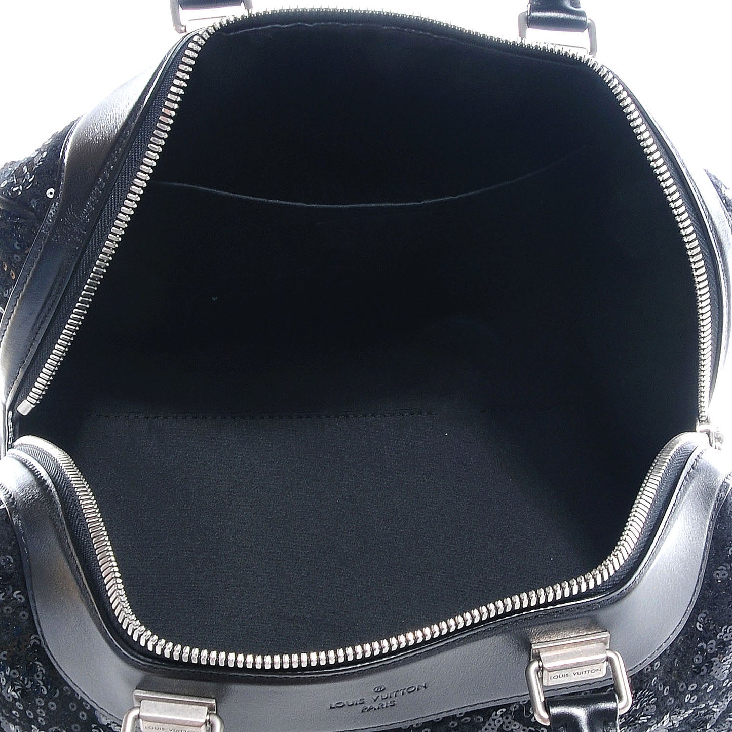 Sequin Monogram Sunshine Express Speedy Black