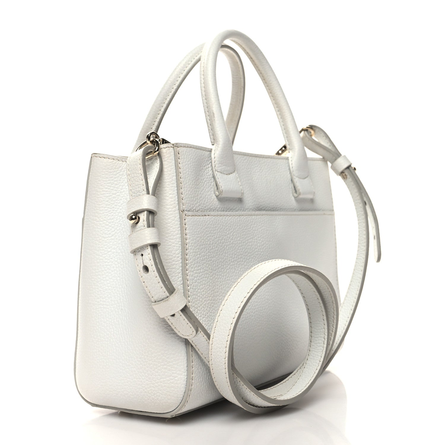 Chanel Grained Calfskin Mini Neo Executive Shopper Tote White 3 of 13