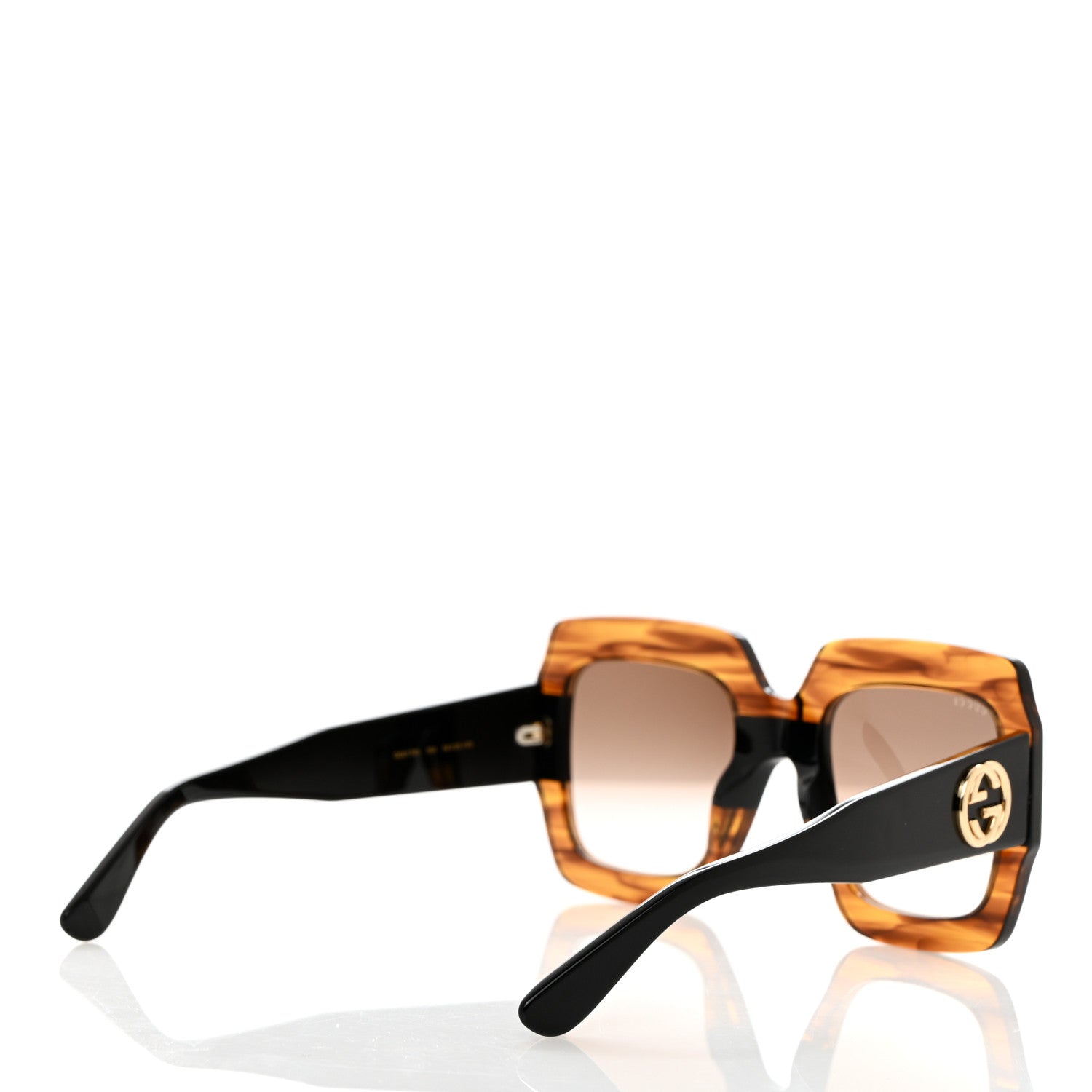 Gucci Square Frame GG0178S Sunglasses Havana 4 of 7