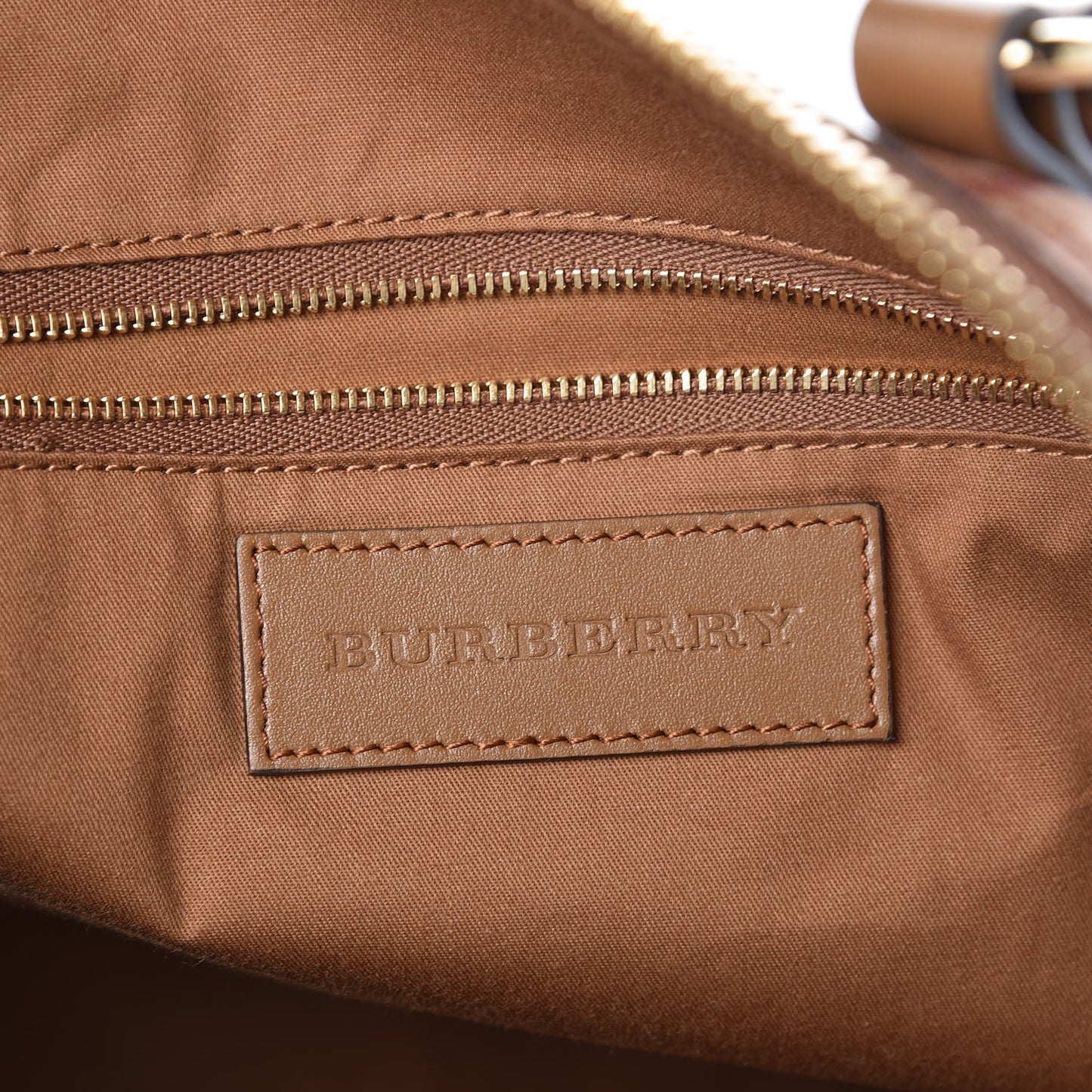 Haymarket Check Medium Salisbury Tote Camel