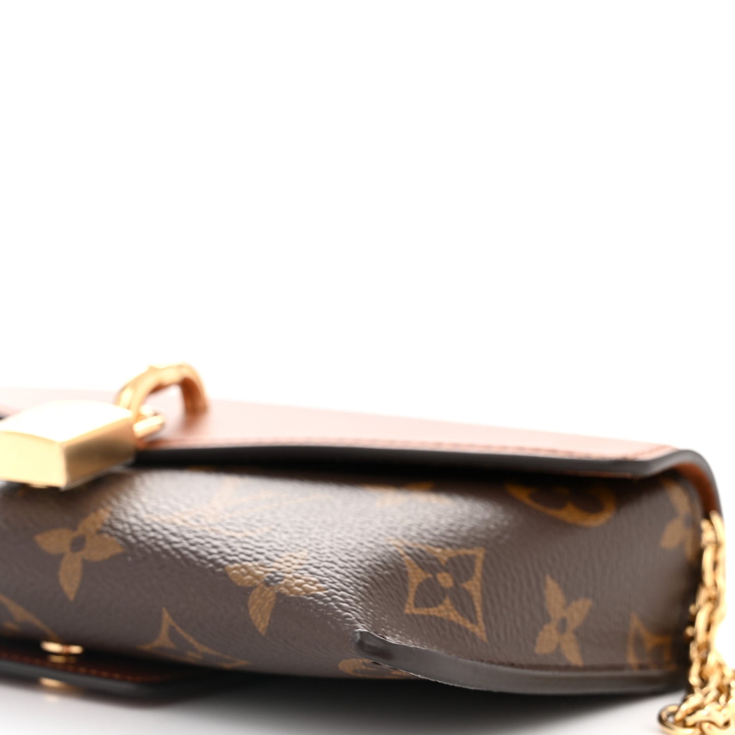 Monogram Padlock On Strap Caramel