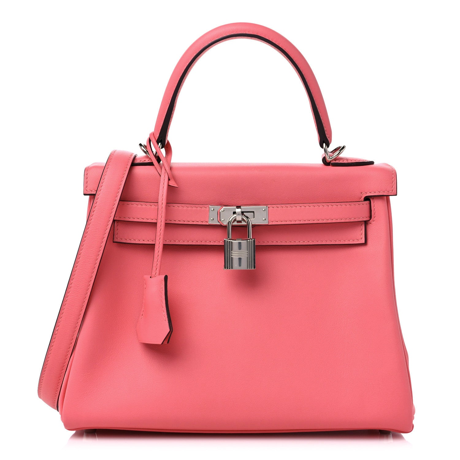 Hermes Swift Kelly Retourne 25 Rose Azalee 1 of 12