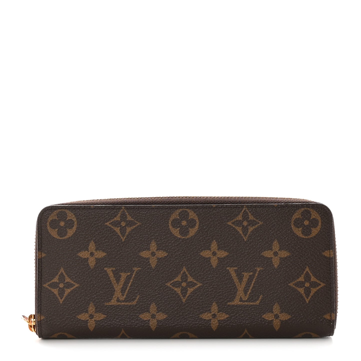 Monogram Clemence Wallet Rose Ballerine