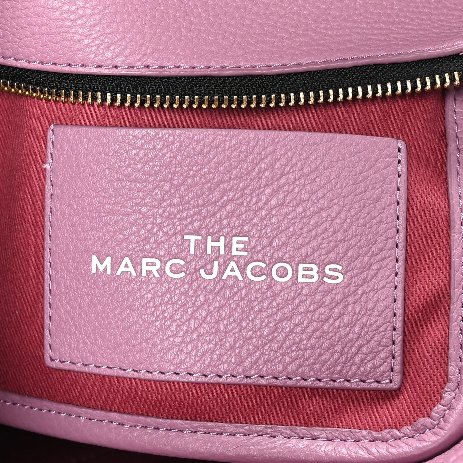 Marc Jacobs Grained Calfskin Small The Tote Bag Orchid Haze 6 of 9