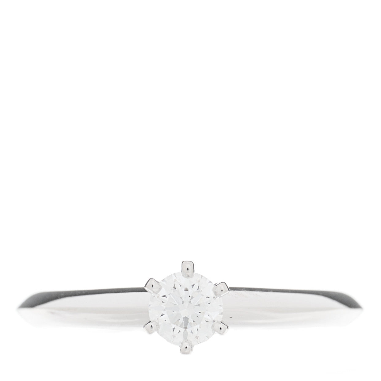 Platinum Diamond .22ct Solitaire Engagement Ring 47 4