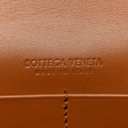 Bottega Veneta Suede Intrecciato Andiamo Pouch On Strap Amber 6 of 11