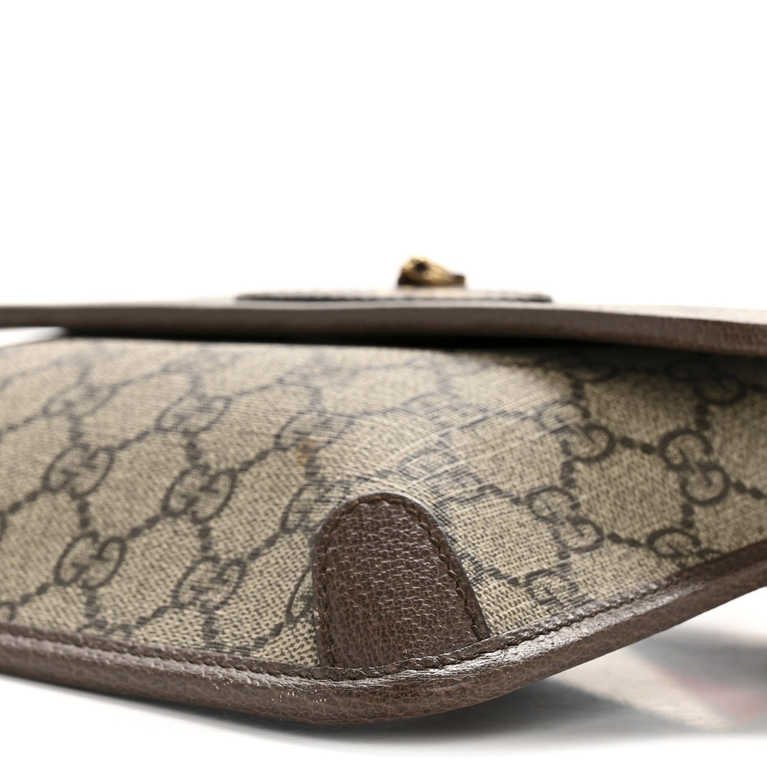 Gucci GG Supreme Monogram Neo Vintage Web Belt Bag Brown 10 of 10