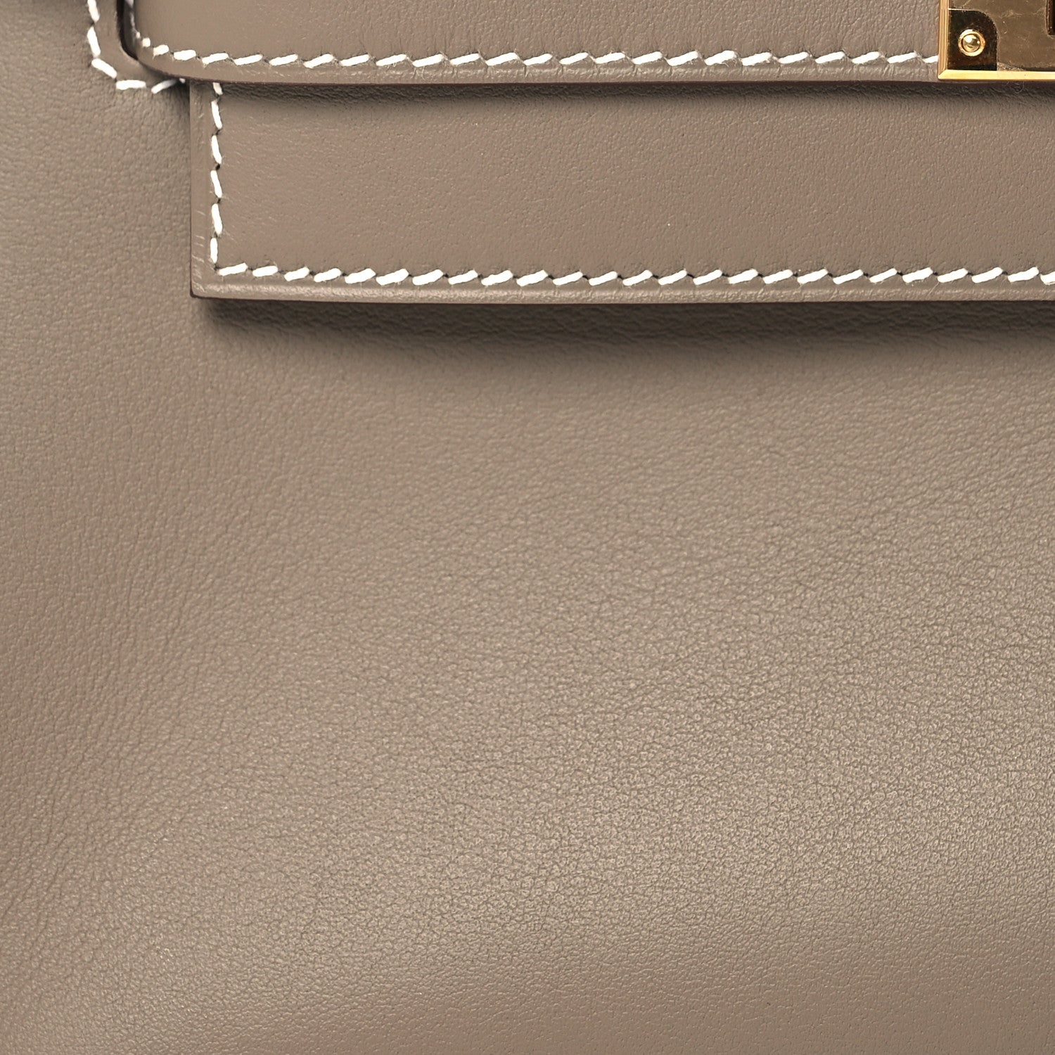 Hermes Swift Kelly Pochette Clutch Etoupe 8 of 12