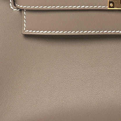 Hermes Swift Kelly Pochette Clutch Etoupe 8 of 12