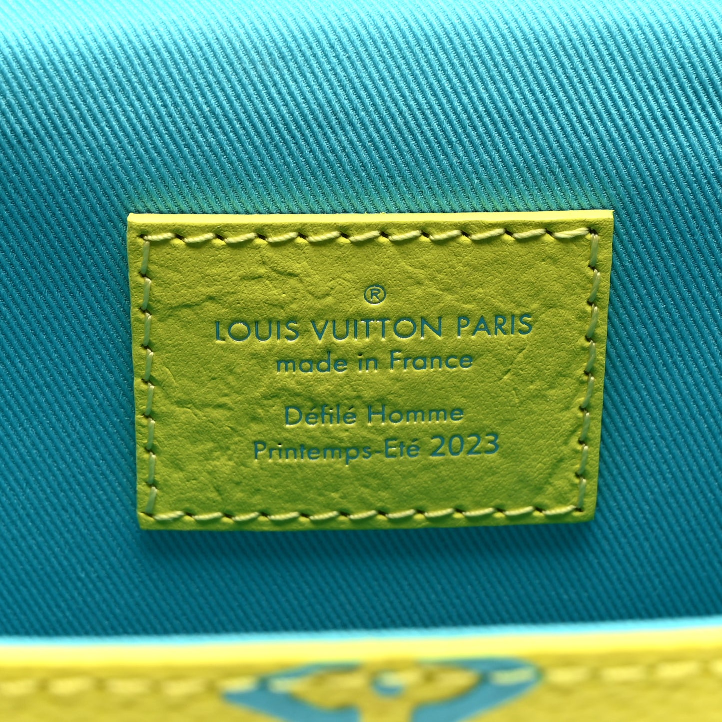 Monogram Playground Vertical Trunk Wearable Wallet Lime