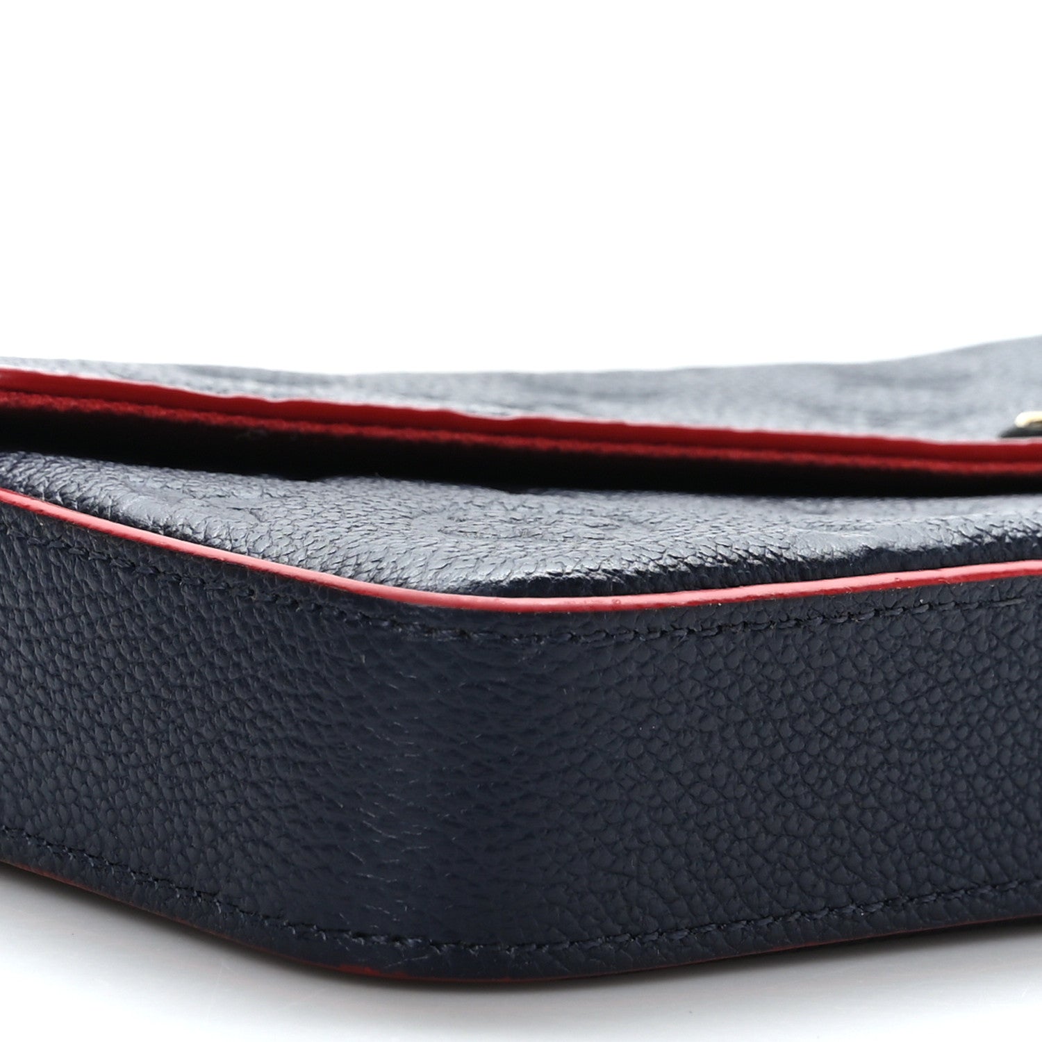 Louis Vuitton Empreinte Pochette Felicie Chain Wallet Marine Rouge 7 of 8