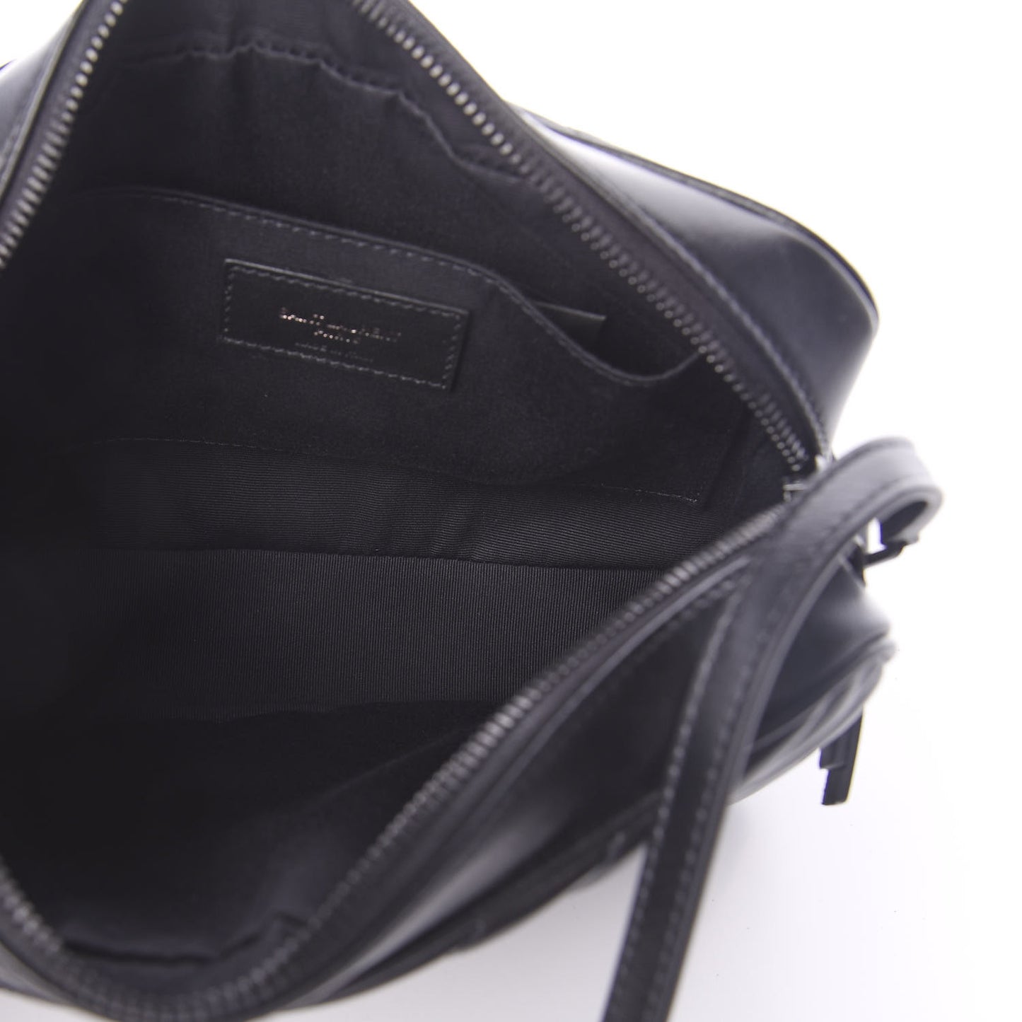 Calfskin Matelasse Monogram Lou Camera Bag Black