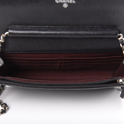 Chanel Caviar Quilted Wallet On Chain WOC Black 5 of 11