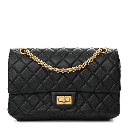 Chanel Aged Calfskin Quilted 2.55 Reissue 225 Flap Black 1 of 22