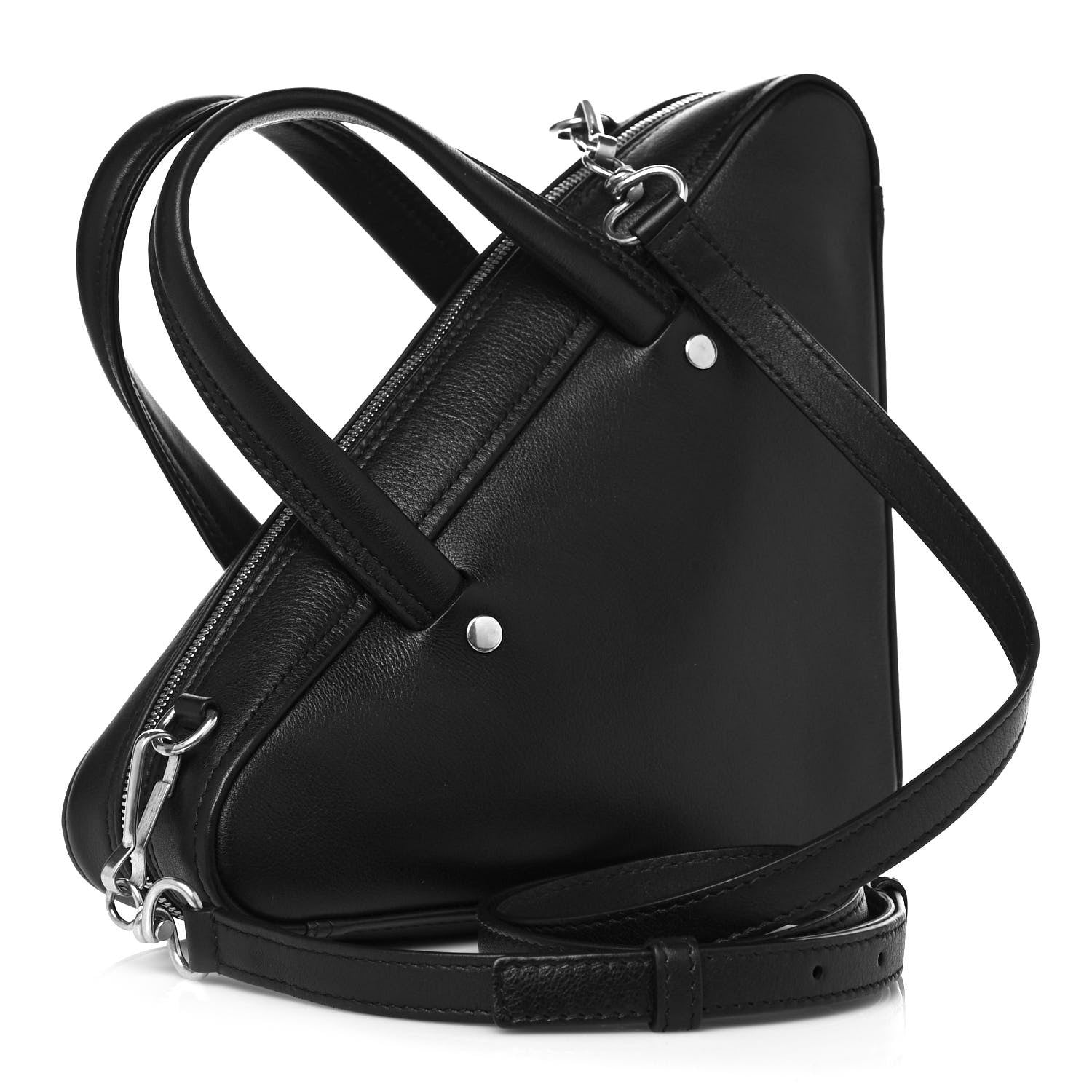 Balenciaga Calfskin XS Triangle Duffle Black 2 of 15