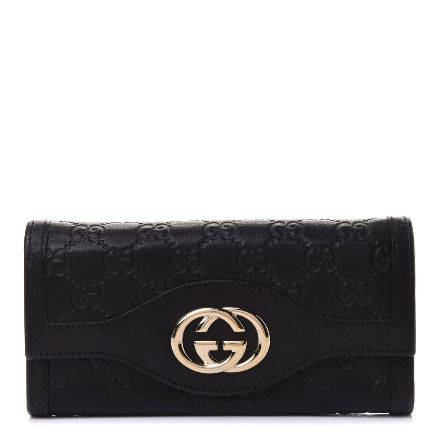 Guccissima Sukey Continental Wallet Continental Wallet Black