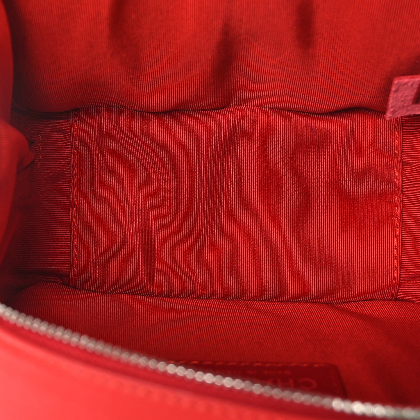 Lambskin Quilted Mini CC Box Camera Bag Red