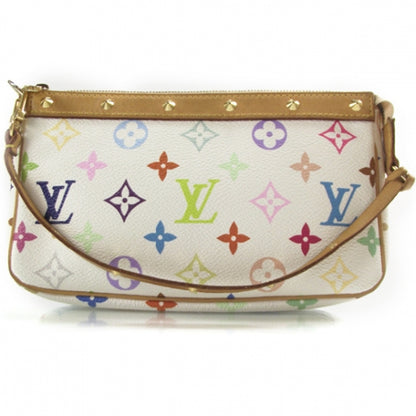 Louis Vuitton Monogram Multicolor Pochette Accessories White 1 of 9