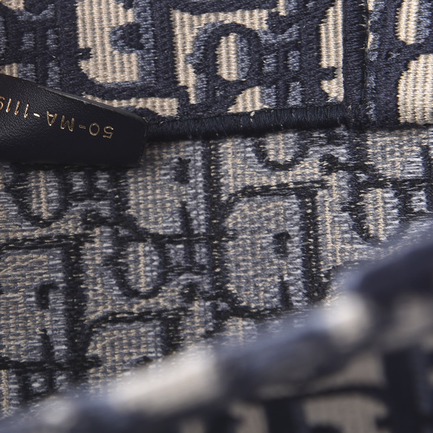 Christian Dior Oblique Book Tote Blue Multicolor 9 of 10