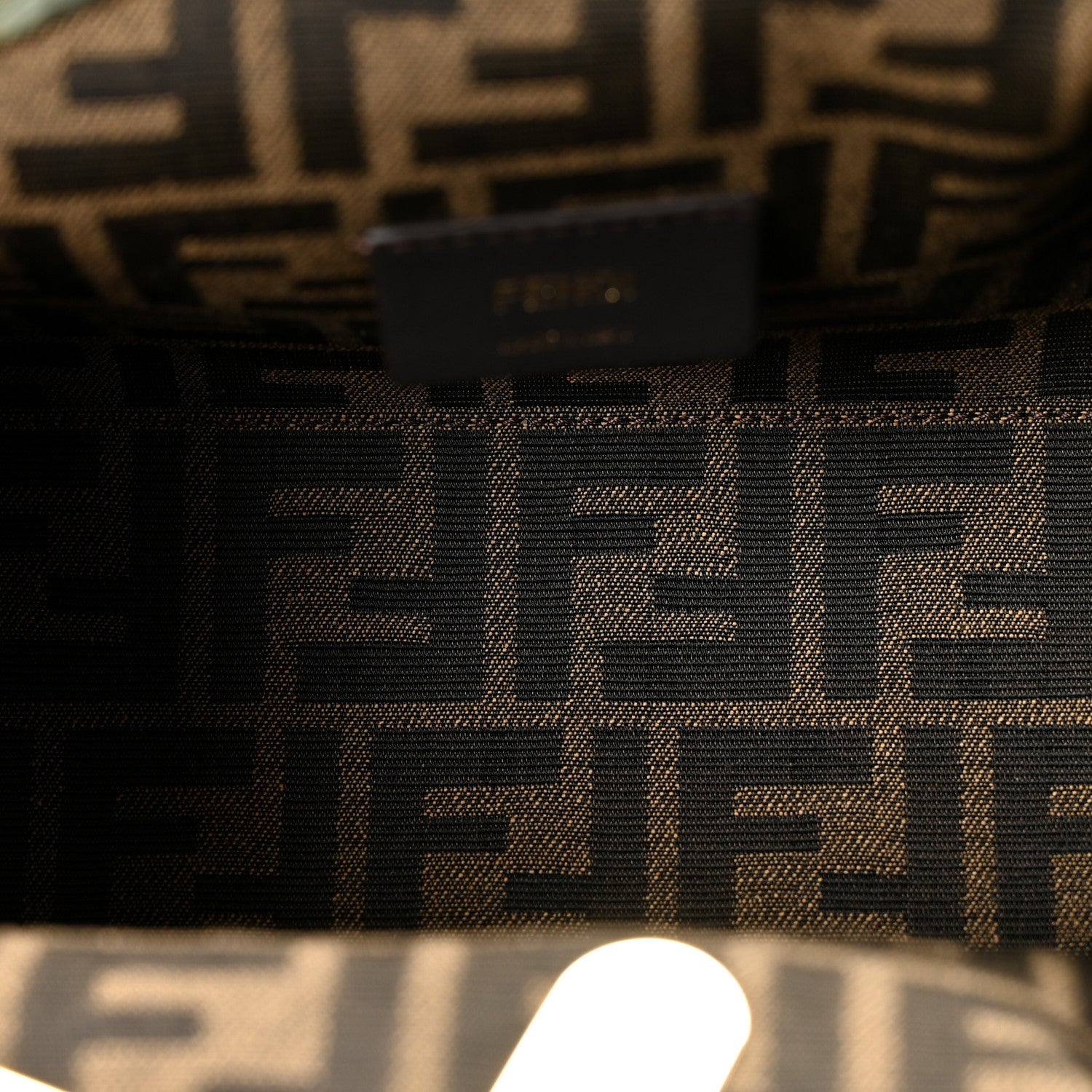 Fendi Shiny Nappa Small Fendi First Black 5 of 10