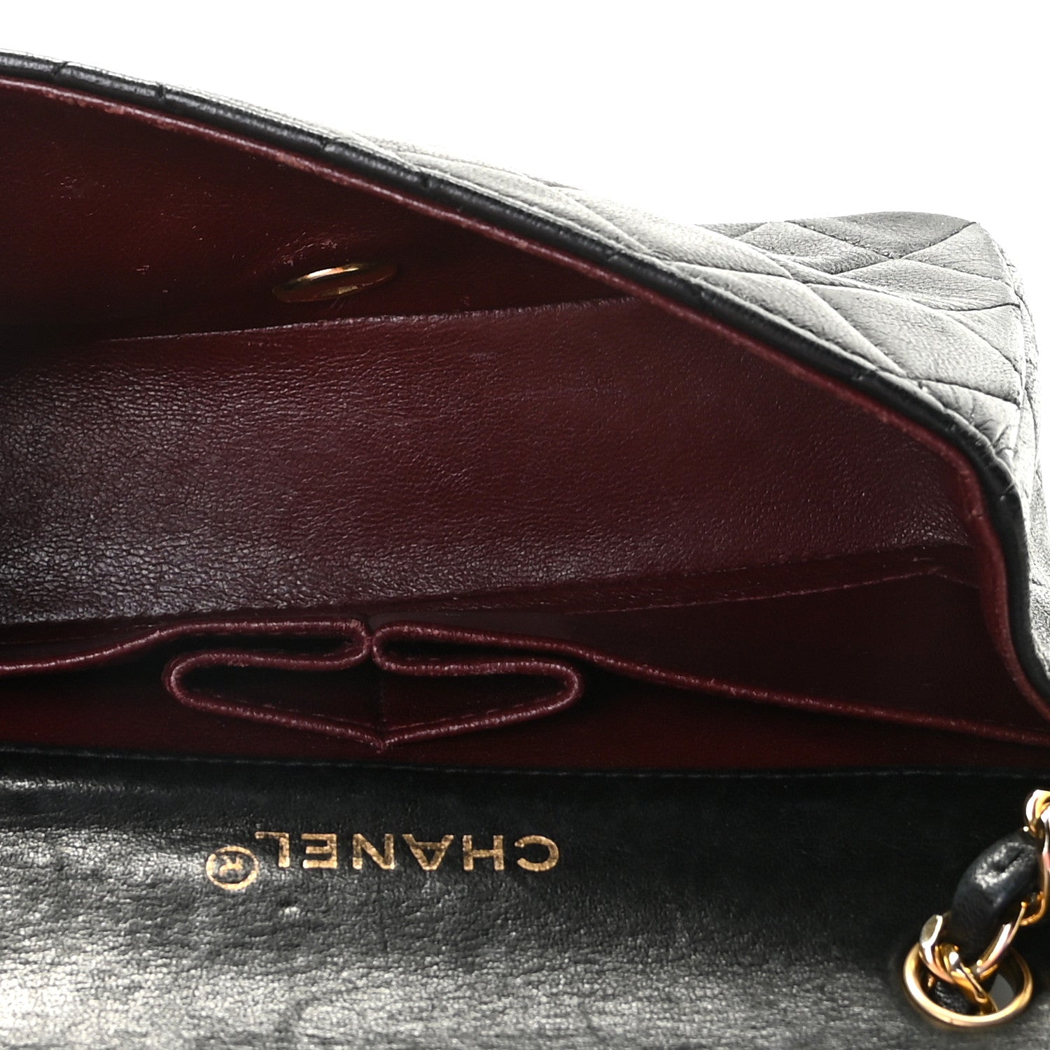 Chanel Lambskin Quilted Mini Flap Black 5 of 11