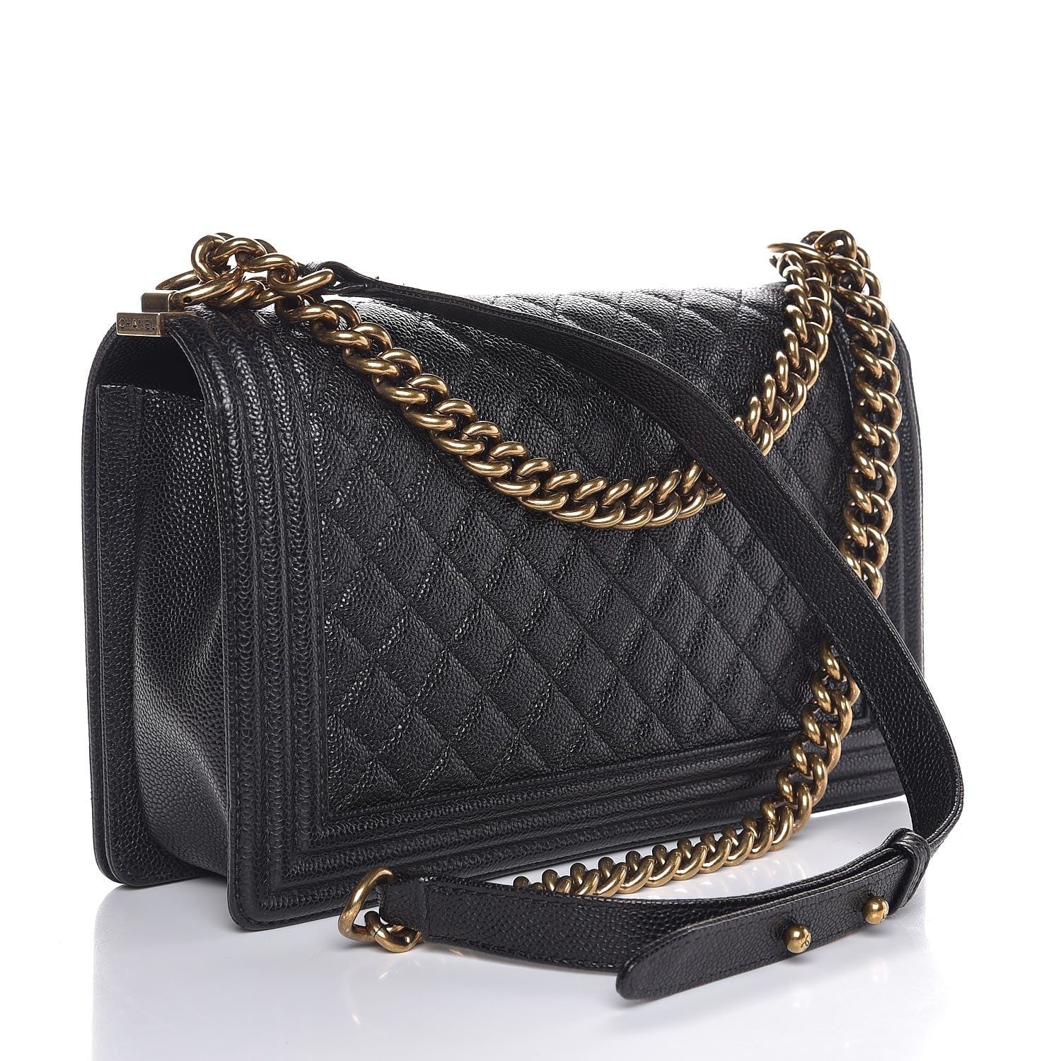Chanel Caviar Quilted New Medium Boy Flap Black 3 of 7