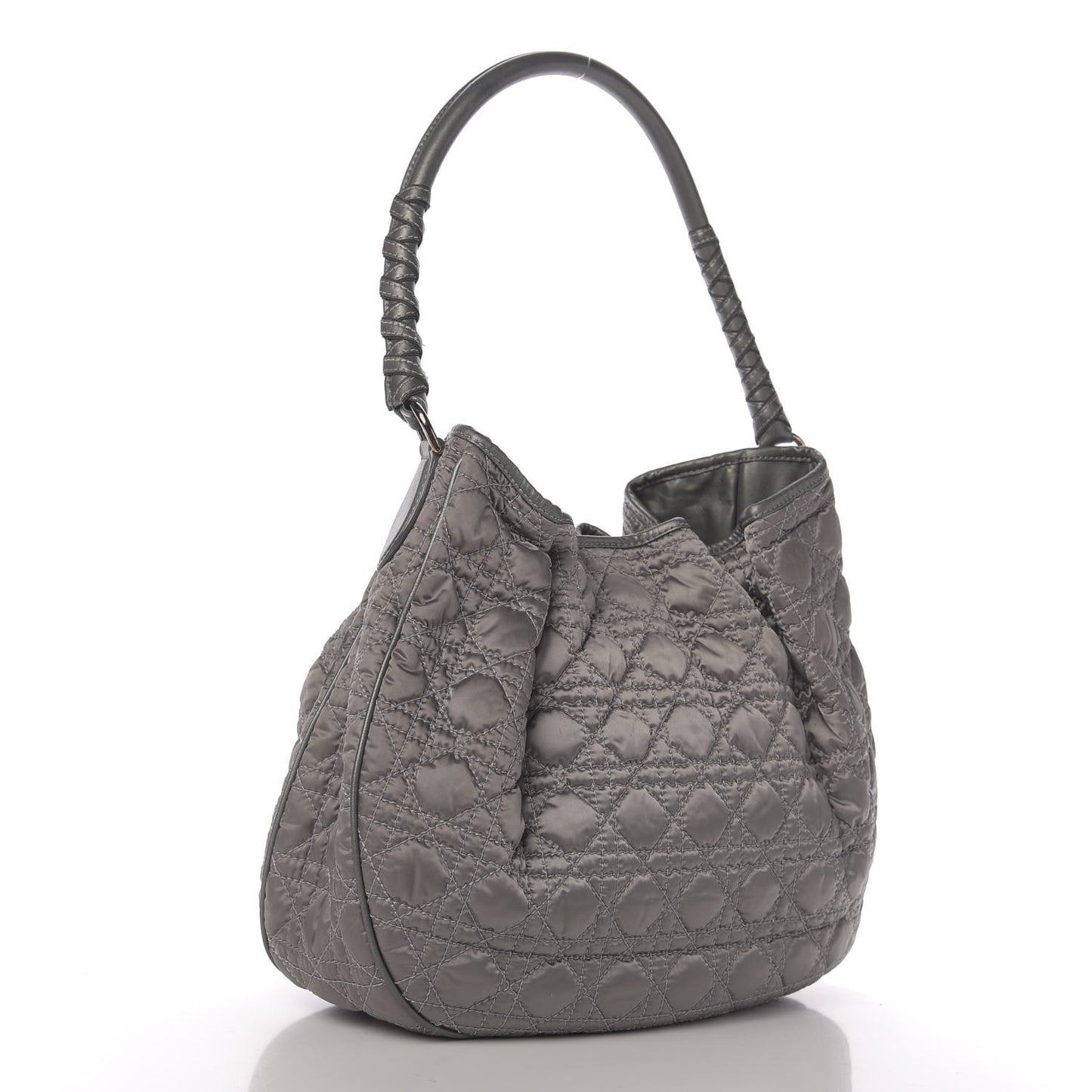 Satin Cannage Charming Hobo Grey