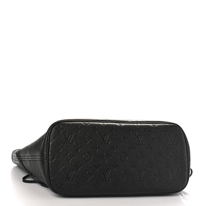 Louis Vuitton Empreinte Monogram Giant Neverfull MM Black 4 of 9
