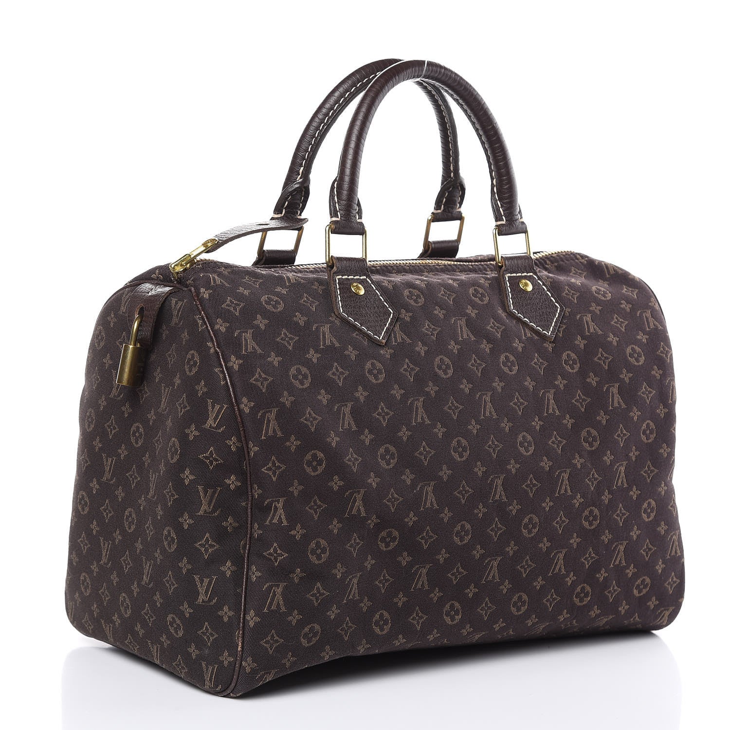 Louis Vuitton Mini Lin Speedy 30 Ebene 3 of 15