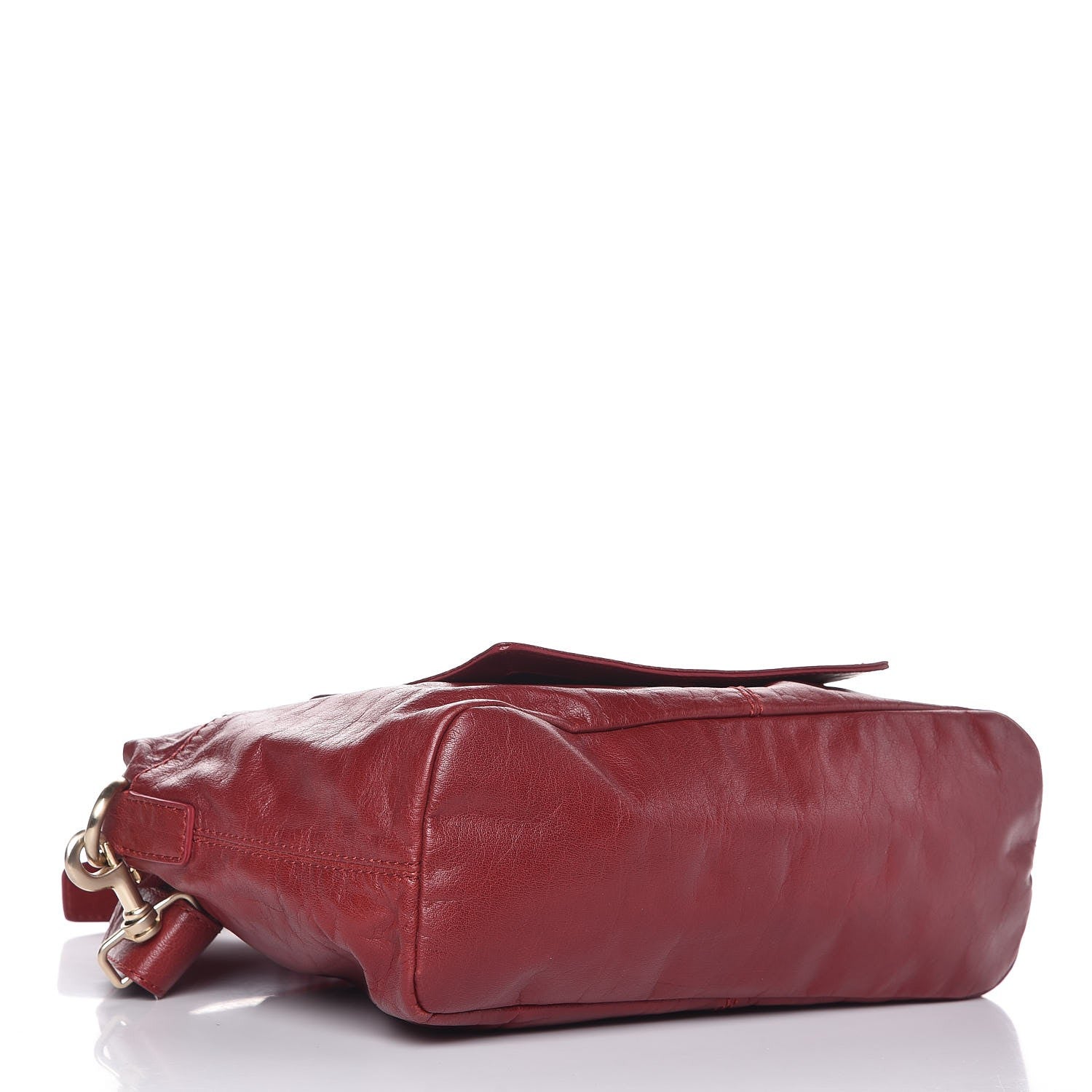 Givenchy Calfskin Foldover Tote Red 7 of 9