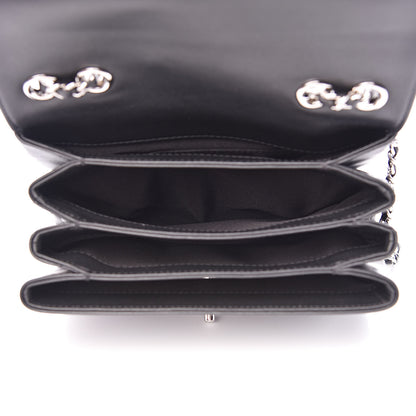 Chanel Calfskin Mini Tramezzo Flap Black 5 of 12