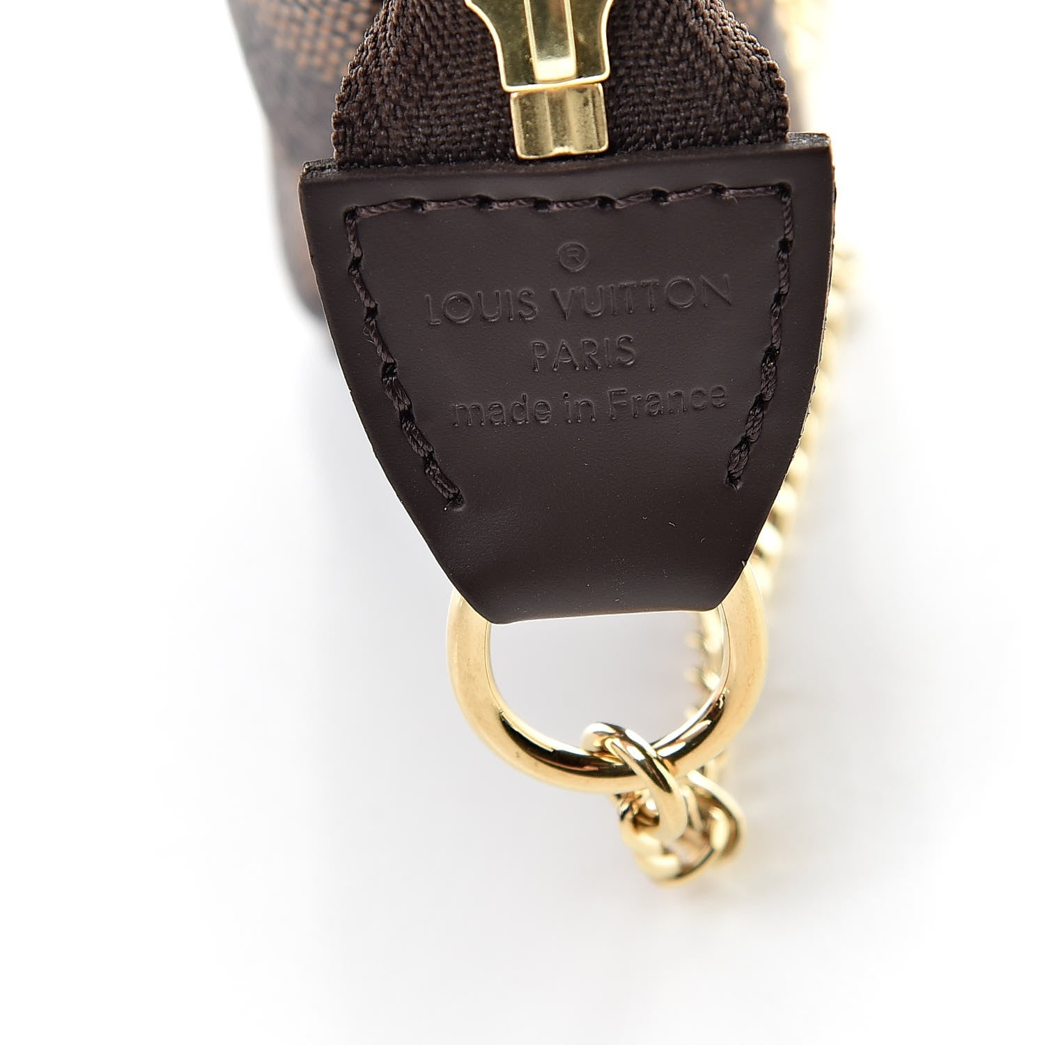 Louis Vuitton Damier Ebene Mini Pochette Accessories 6 of 8