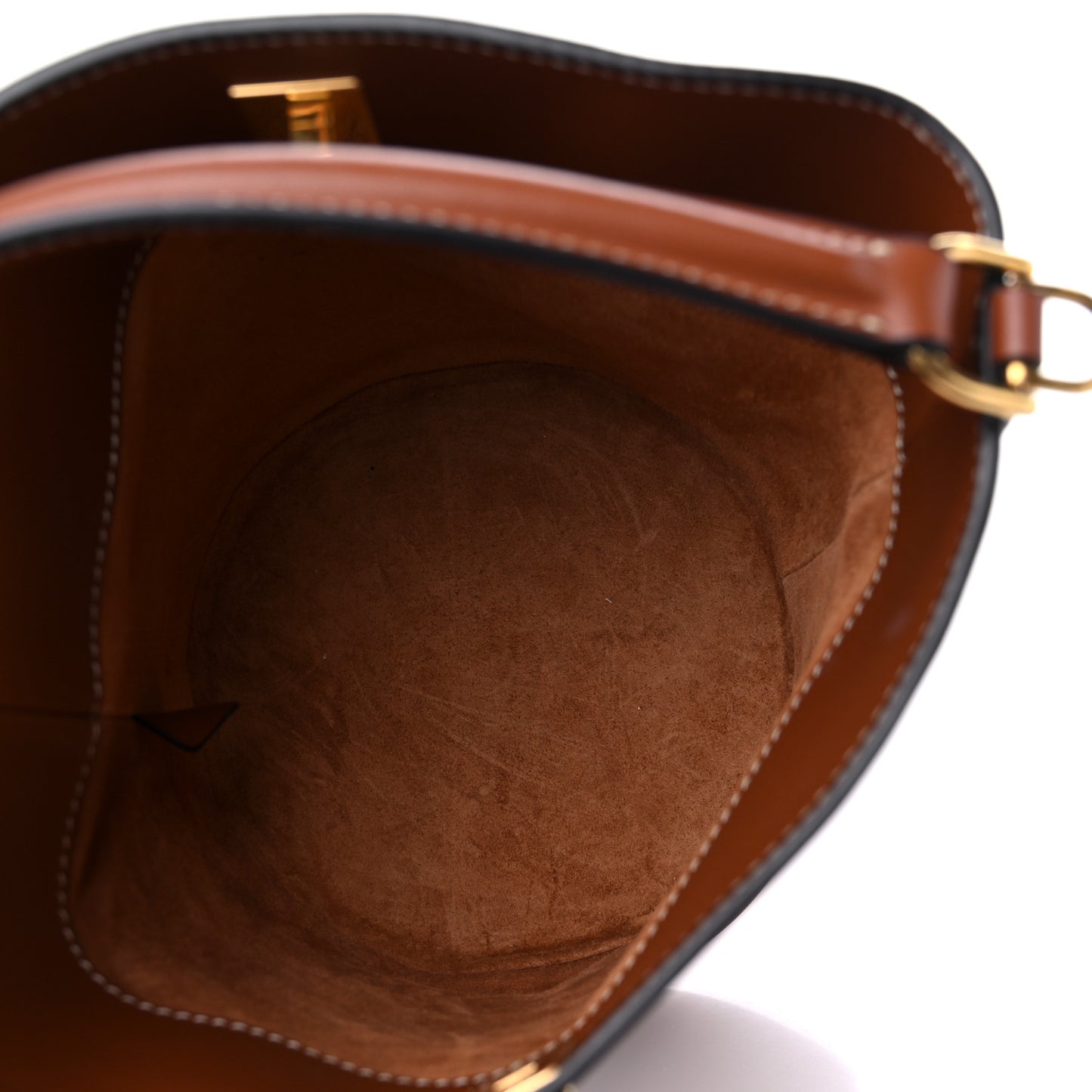 Smooth Calfskin Bucket 16 Bag Tan