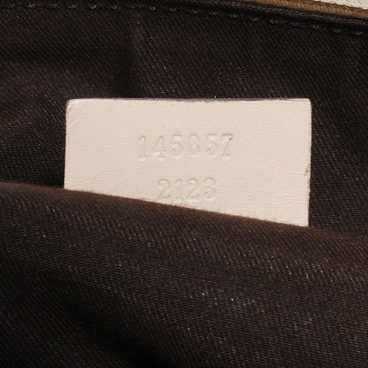 Gucci Monogram Calfskin Perforated Medium Flat Messenger Bag Off White 7 of 7