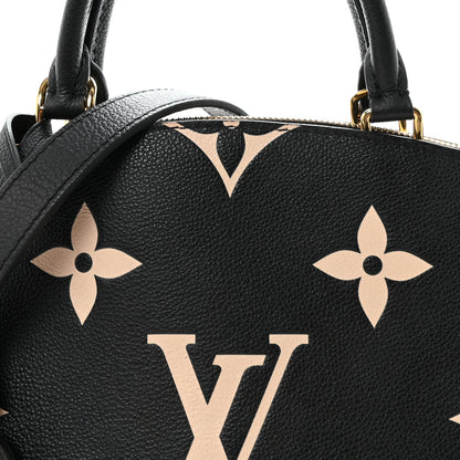 Louis Vuitton Empreinte Monogram Giant Petit Palais Black Beige 7 of 9