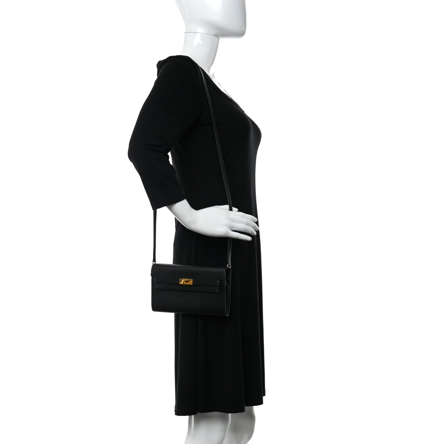 Chevre Mysore Kelly Wallet To Go Black