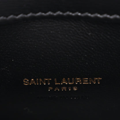 Saint Laurent Calfskin Sac De Jour Bag Charm Black 5 of 5