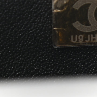 Chanel Lambskin Quilted Mini Top Handle Rectangular Flap Black 7 of 9