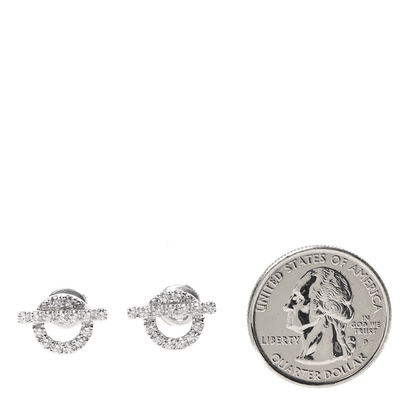 18K White Gold Diamond Finesse Earrings
