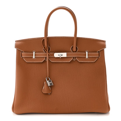 Hermes Togo Birkin 35 Gold 1 of 10