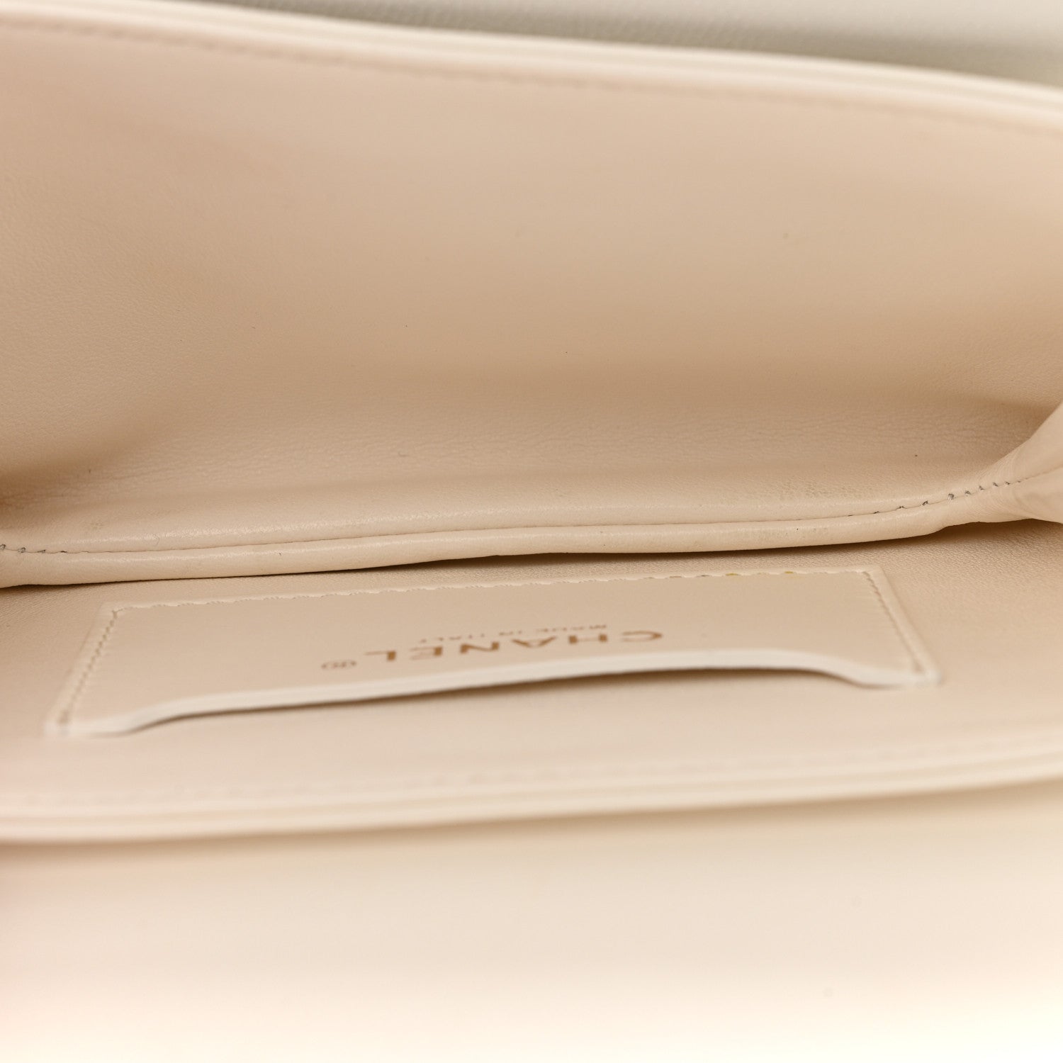 Chanel Caviar Quilted Mini Top Handle Flap White 5 of 12