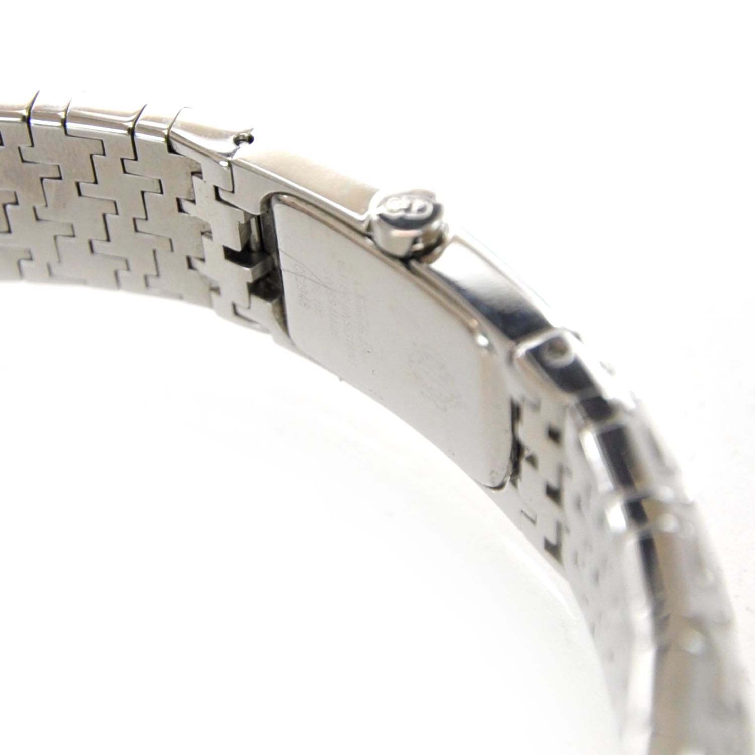 Christian Dior Stainless Steel 15mm Diorific Houndstooth Quartz Watch 5 of 7