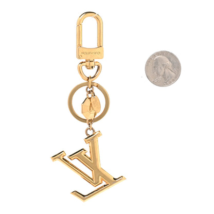 Louis Vuitton LV Facettes Bag Charm Key Holder Gold 2 of 3
