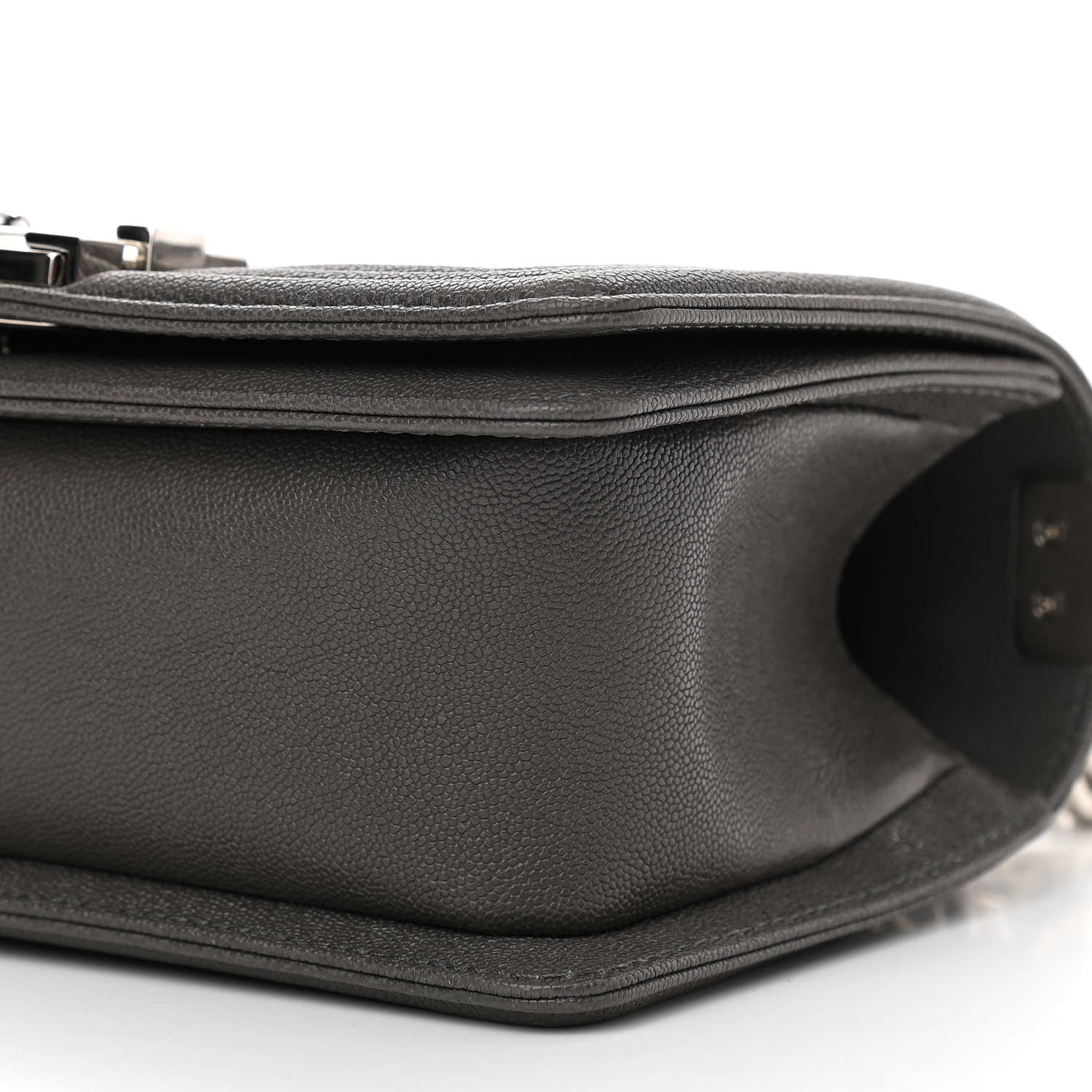 Chanel Caviar Quilted Small Boy Flap Dark Grey 6 of 10