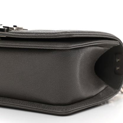 Chanel Caviar Quilted Small Boy Flap Dark Grey 6 of 10