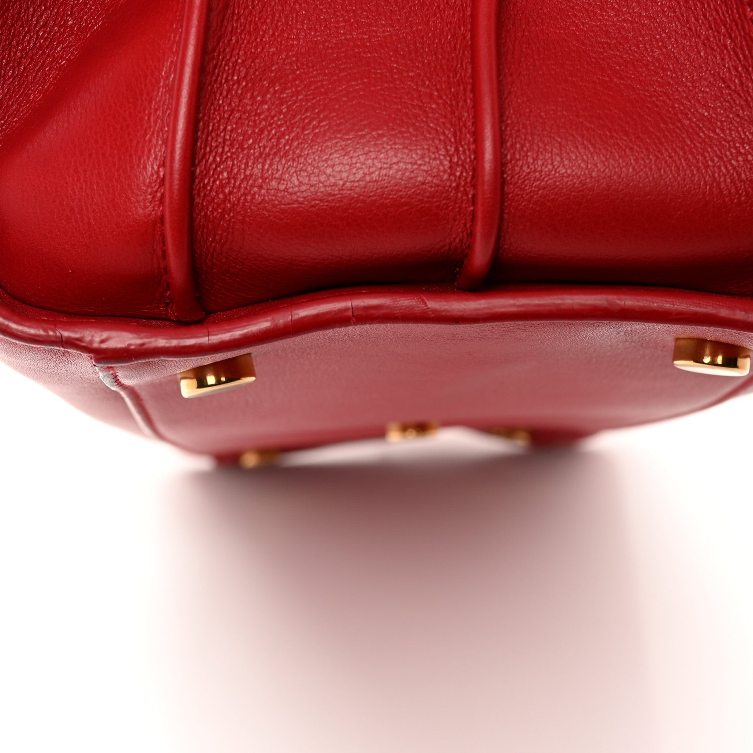 Saint Laurent Calfskin Small Sac De Jour Lipstick Red 16 of 27
