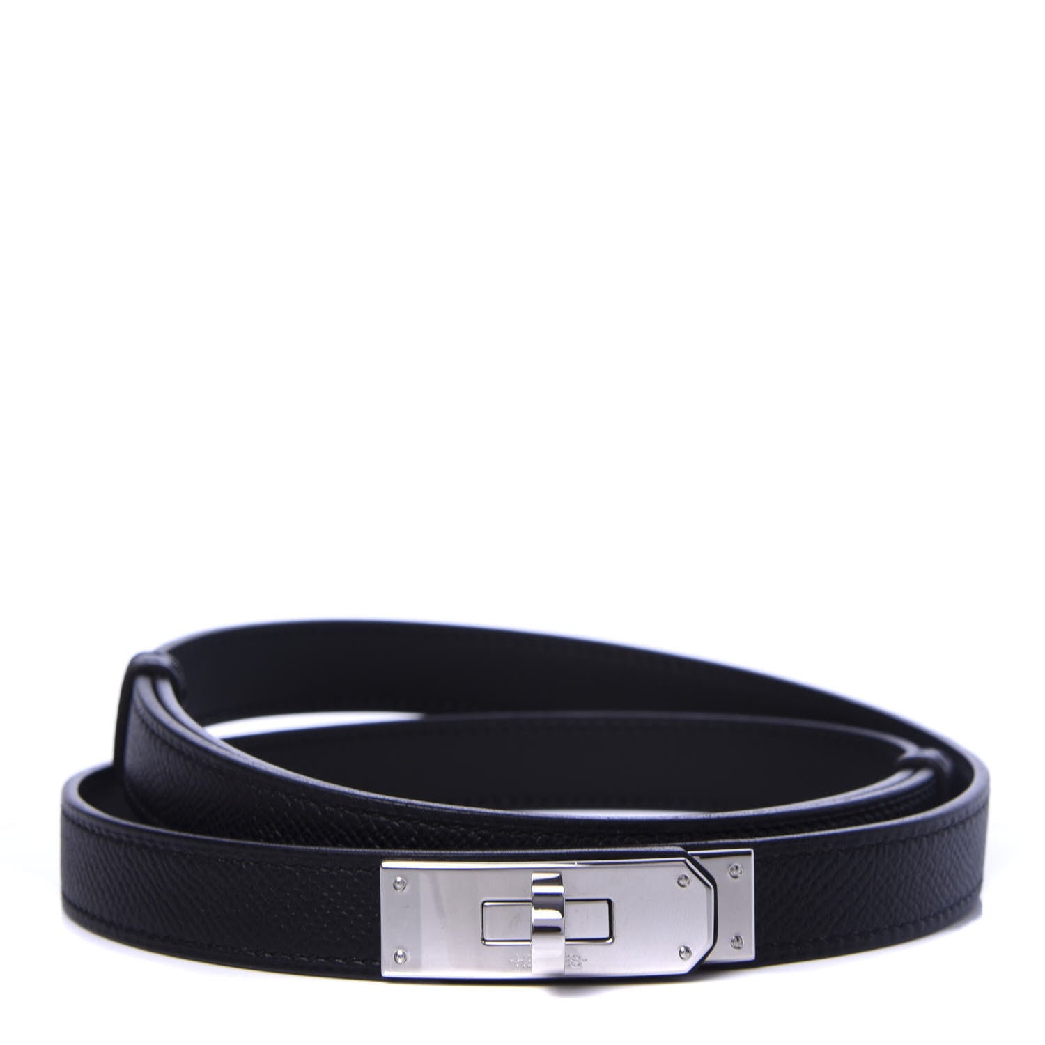 Hermes Epsom Kelly Belt Black 1 of 5