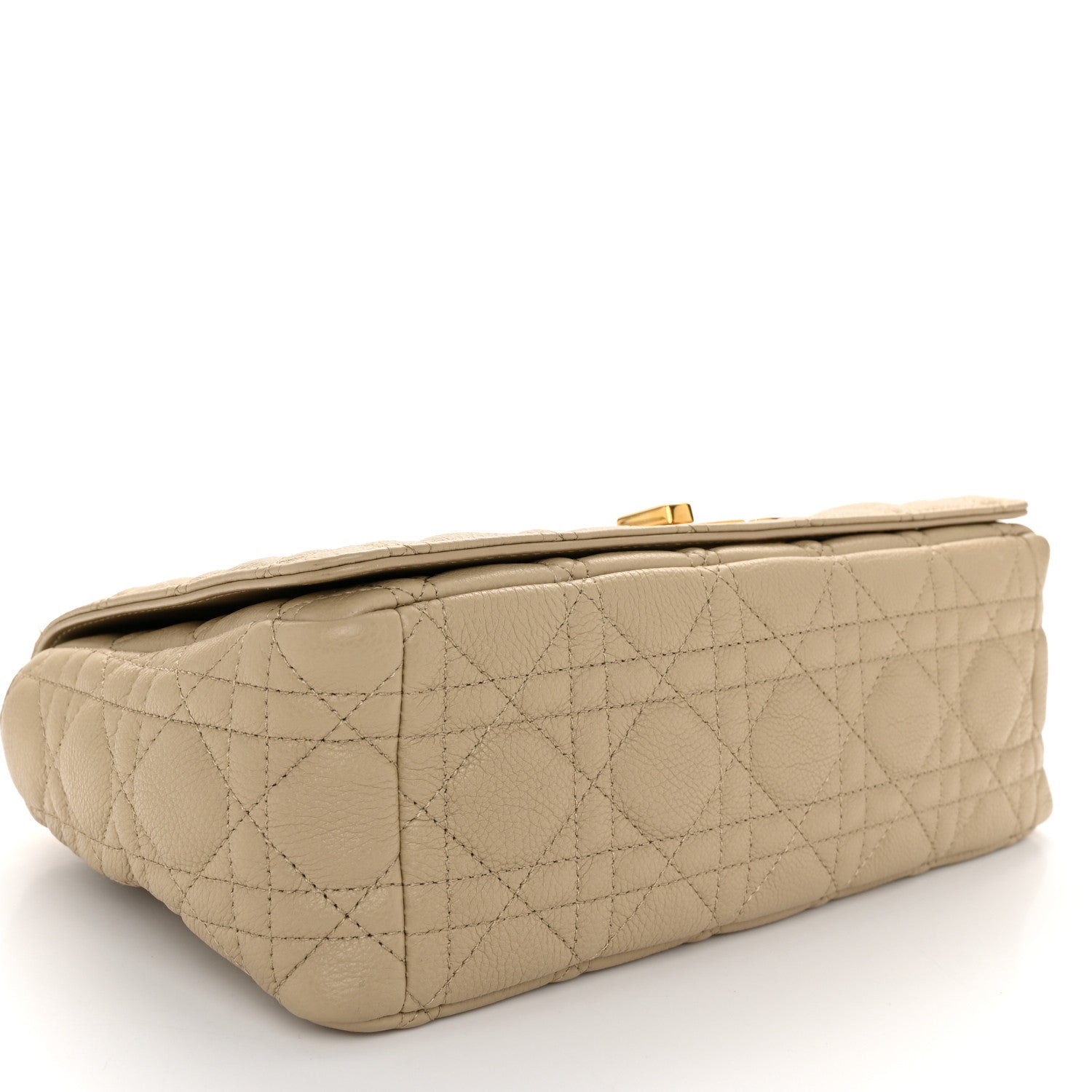 Christian Dior Supple Calfskin Cannage Medium Caro Bag Beige 4 of 10
