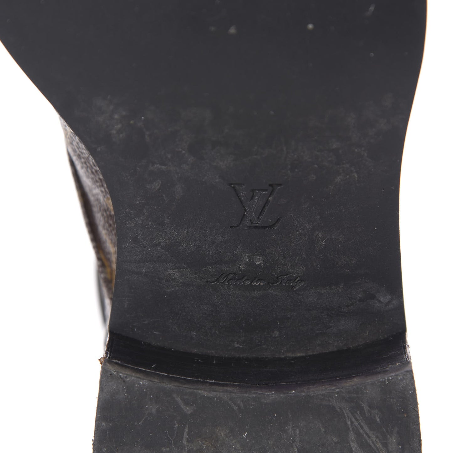 Monogram Calfskin Wonderland Flat Ranger Boots 38.5 Black