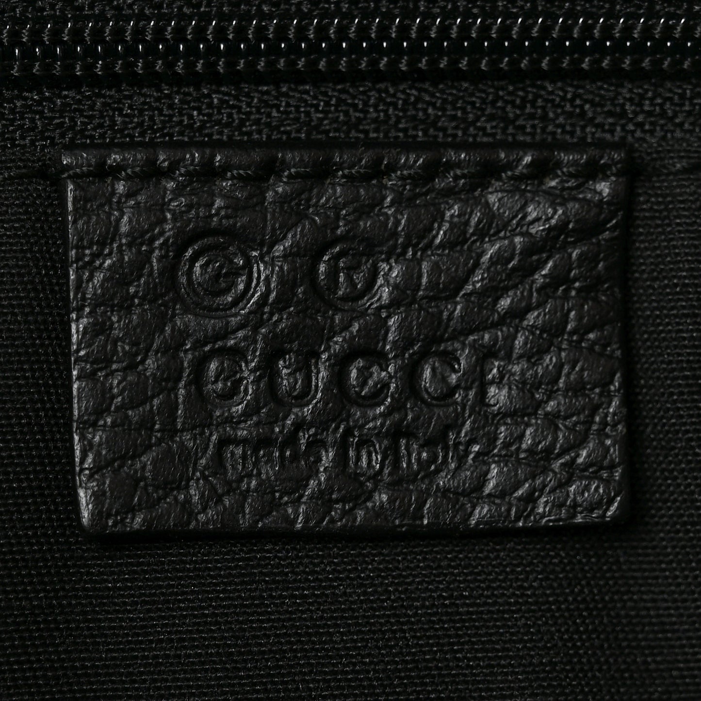 Monogram Flat Messenger Bag Black